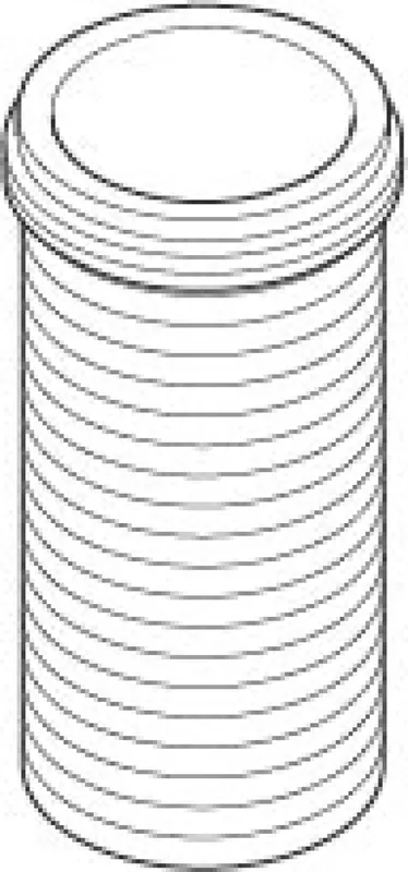 Dornbracht Anschluss ERSATZTEILE 093001090 D 33 x 67 mm roh vernickelt