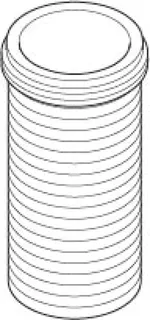 Dornbracht Anschluss ERSATZTEILE 093001090 D 33 x 67 mm roh vernickelt
