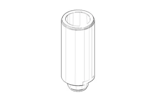 Dornbracht Anschluss für Maro ERSATZTEILE 09300109510 D 34 x 85 mm Chrom
