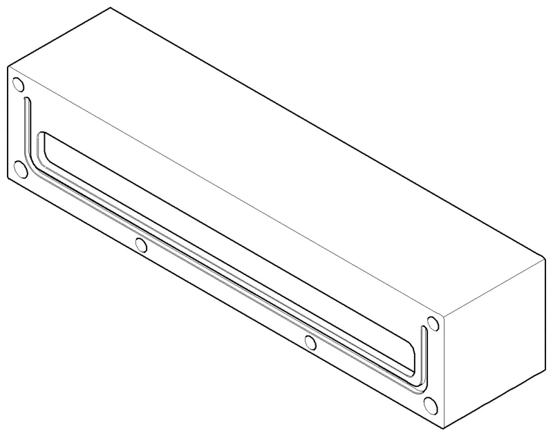 Dornbracht Körper ERSATZTEILE 093001104 181 x 41 x 42 mm Platin gebürstet