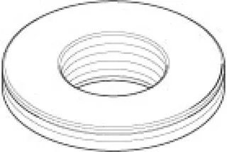 Dornbracht Anschluss ERSATZTEILE 093001107 D 48 x 13 mm