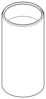 Dornbracht Anschluss ERSATZTEILE 093001120 D 48 x 100 mm Chrom