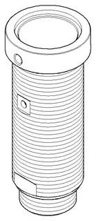 Dornbracht Anschluss ERSATZTEILE 093001196 D 36 x 88 mm Platin gebürstet