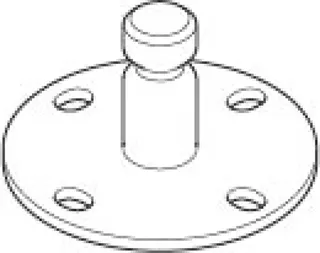 Dornbracht Halter ERSATZTEILE 093011041 D 45 x 25 mm
