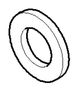 Dornbracht Zentrierscheibe ERSATZTEILE 093011049 10,2 x 18 x 2 mm