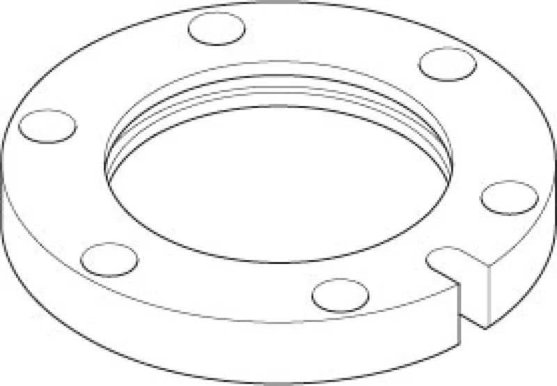 Dornbracht Flansch ERSATZTEILE 093011121 D 97 x 14 mm