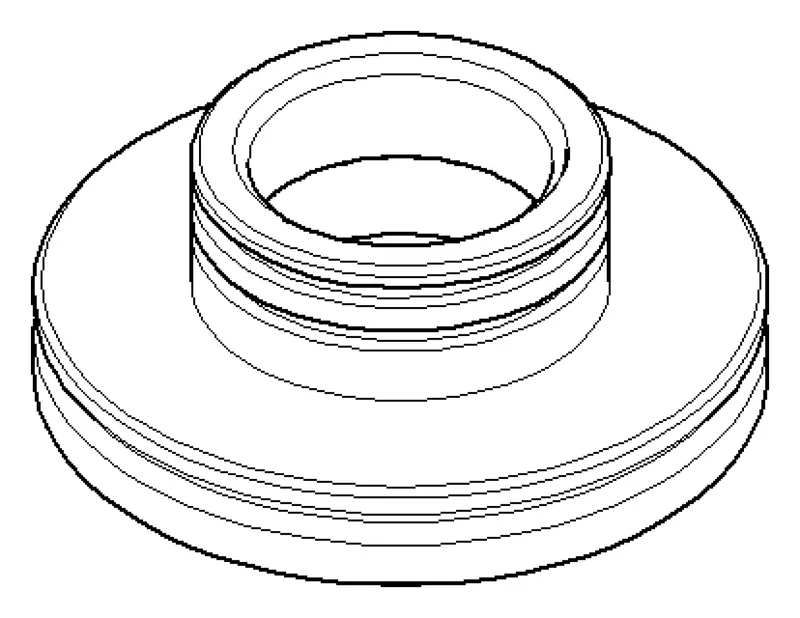 Dornbracht Scheibe ERSATZTEILE 093011198 D 49 x 25 mm, 3/4" Chrom
