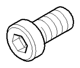 Dornbracht Befestigung Zylinderschraube ERSATZTEILE 093030068 M8 x 16 mm