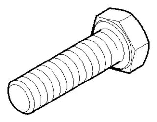 Dornbracht Befestigung Sechskantschraube ERSATZTEILE 093030072 M10 x 35 mm