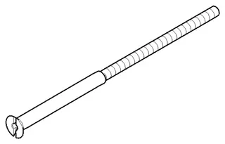 Dornbracht Befestigung Senkschraube ERSATZTEILE 093030076 M4 x 105 mm