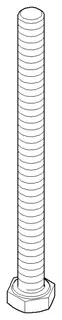 Dornbracht Befestigung Sechskantschraube ERSATZTEILE 093030153 M8 x 100 mm