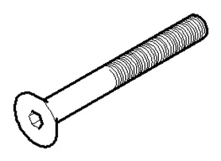 Dornbracht Befestigung Senkschraube ERSATZTEILE 093030164 M4 x 35 mm