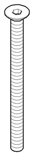 Dornbracht Befestigung Senkschraube ERSATZTEILE 093030179 M6 x80 mm