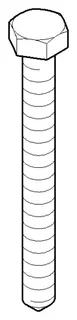 Dornbracht Befestigung ERSATZTEILE 093031012 8 x 80 mm