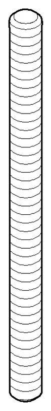 Dornbracht Befestigung Gewindebolzen ERSATZTEILE 093111012 M8 x110 mm
