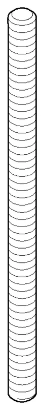 Dornbracht Befestigung Gewindebolzen ERSATZTEILE 093111091 M8 x 130 mm