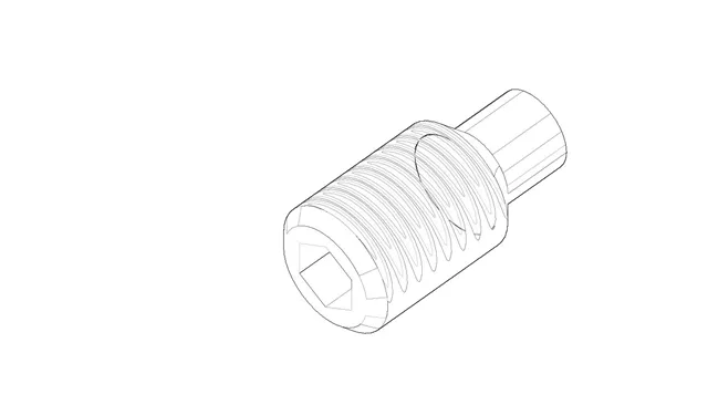 Dornbracht Befestigung Gewindestift ERSATZTEILE 093111141 M4 x 8 mm