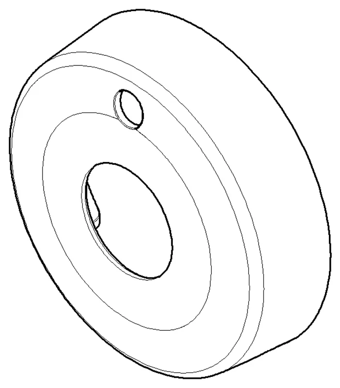 Dornbracht Rosette für Ab- und Überlaufgarnitur ERSATZTEILE 093120050 Chrom