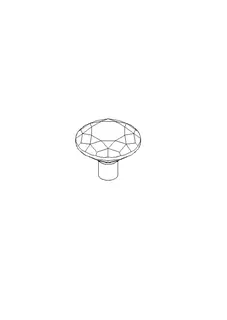 Dornbracht Griff ERSATZTEILE 11151335 Chrom – Bild 2