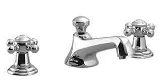Dornbracht Waschtisch-3-Lochbatt. mit Ablaufgarnitur MADISON 20700360 Dark Platinum gebürstet – Bild 2