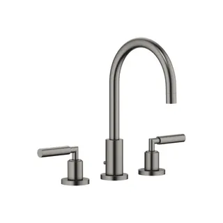 Dornbracht Waschtisch-3-Lochbatt. mit Ablaufgarnitur TARA 20713882 Dark Platinum gebürstet