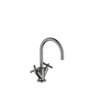 Dornbracht Waschtisch-ELB mit Ablaufgarnitur TARA 22513892 Dark Platinum gebürstet