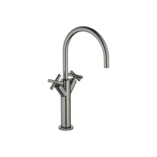 Dornbracht Waschtisch-ELB mit erhöhtem Standfuß TARA 22533892 Dark Platinum gebürstet