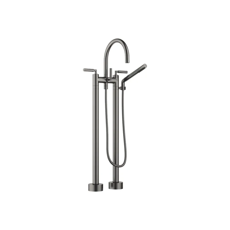Dornbracht Wannen-2-Lochbatt. TARA 25943882 Dark Platinum gebürstet