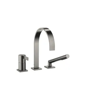 Dornbracht Wannen-3-Loch-EHM f.W.-randmont. MEM 27412782 Dark Platinum gebürstet