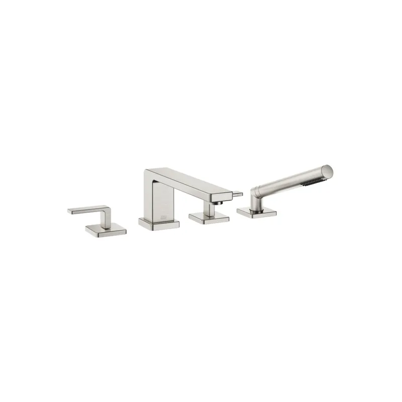 Dornbracht Wannen-Vierlochbatt. f.W.-randmont. LULU 27512710 Platin gebürstet