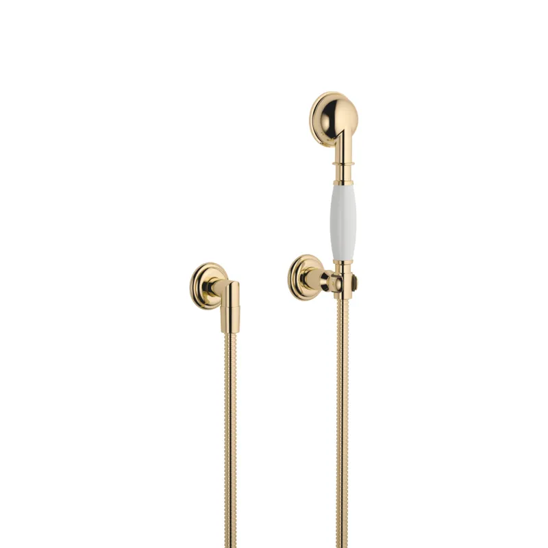 Dornbracht Schlauchbrausegarn. m.Einzelros. MADISON 27803361 Messing (23kt Gold)