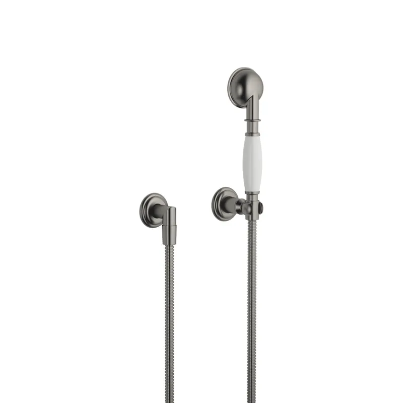 Dornbracht Schlauchbrausegarn. m.Einzelros. MADISON 27803361 Dark Platinum gebürstet