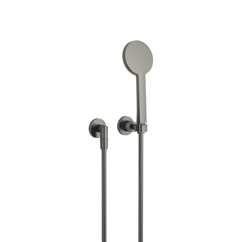 Dornbracht Schlauchbrausegarn. m.Einzelros. TARA 27803892 Dark Platinum gebürstet