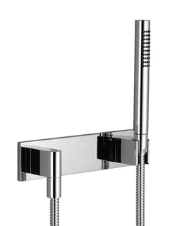 Dornbracht Schlauchbrausegarn. mit Abdeckplatte SERIENSPEZIFISCH 27818980 Platin – Bild 2
