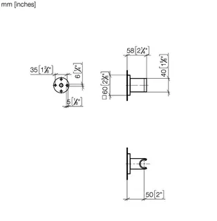 Dornbracht Brausehalter SERIENSPEZIFISCH 28050980 Chrom – Bild 3