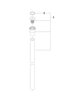 Dornbracht WATER TUBE Kneipp-Schlauch, weiß SERIENNEUTRAL 28280979 schwarz – Bild 3