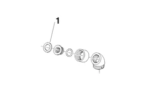 Dornbracht Bogen 35G SERIENNEUTRAL 28411970 Dark Platinum gebürstet – Bild 2