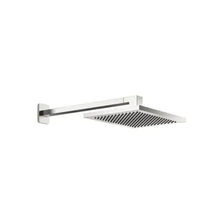 Dornbracht Regenbrause mit Wandanbindung LULU 28786710 300 x 240 mm Platin gebürstet