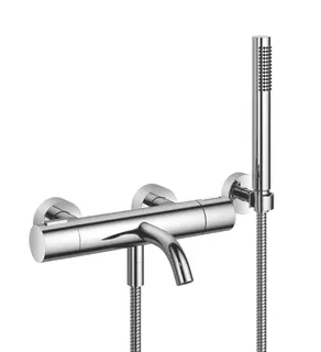 Dornbracht Wannen-Thermostat für Wandmontage META 34234979 Platin gebürstet – Bild 2