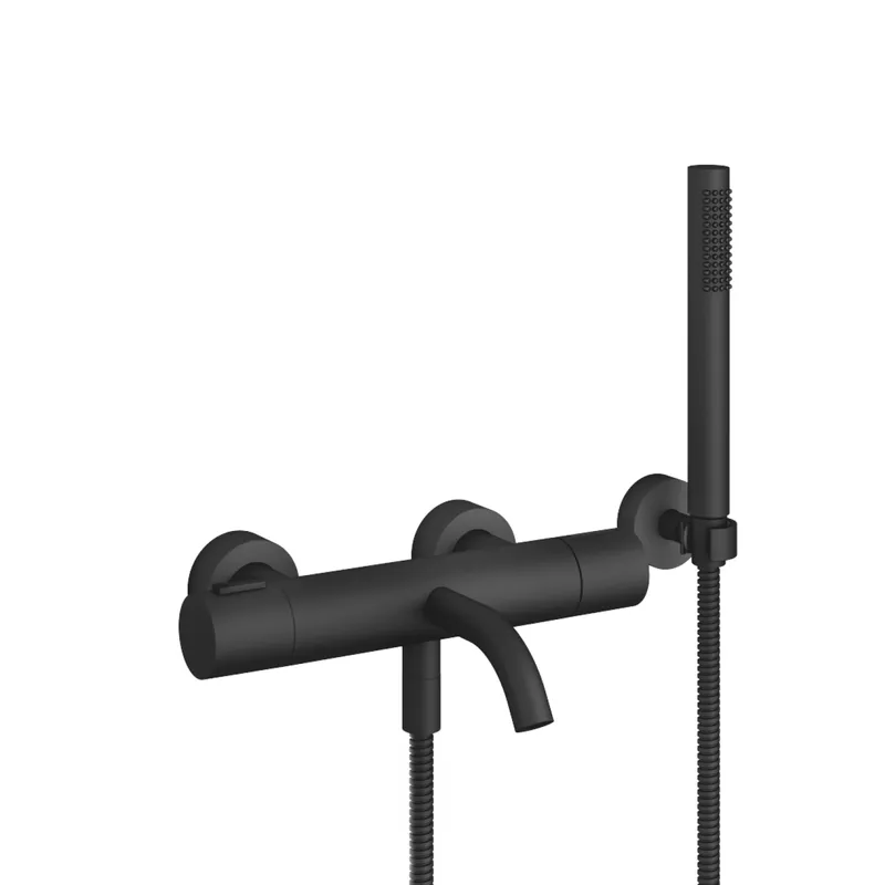 Dornbracht Wannen-Thermostat für Wandmontage META 34234979 Schwarz matt