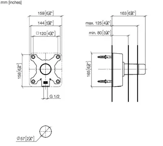 Dornbracht POT FILLER Unterputz-Wandwinkel SERIENNEUTRAL 35087970 – Bild 3