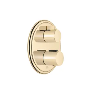 Dornbracht UP-Therm. m.2-Wege-Mengenreg. MADISON 36426977 Messing (23kt Gold)