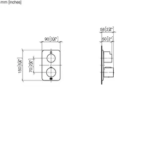 Dornbracht UP-Therm. LISSE 36427845 Chrom – Bild 3