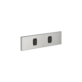 DO WATER FAN horizontal UP-Seitenbrause SERIENNEUTRAL 36512979 Platin gebürstet