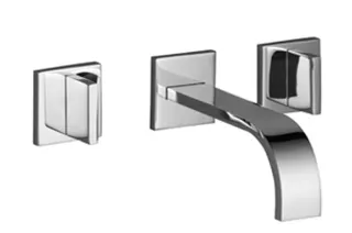 Dornbracht Waschtisch-Wandbatterie ohne Ablaufgarnitur MEM 36707782 Platin – Bild 2