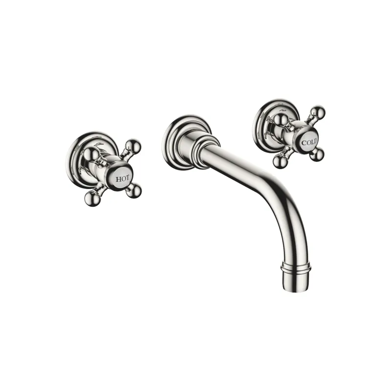 Dornbracht Waschtisch-Wandbatterie ohne Ablaufgarnitur MADISON 36712361 Platin