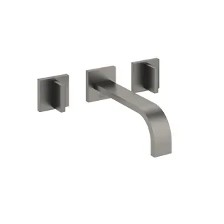 Dornbracht Waschtisch-Wandbatt. ohne Ablaufgarnitur MEM 36712782 Dark Platinum gebürstet