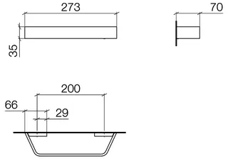 Dornbracht Wannengriff CL.1 83020705 Platin gebürstet – Bild 3