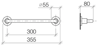 Dornbracht Wannengriff TARA 83030892 Platin – Bild 3