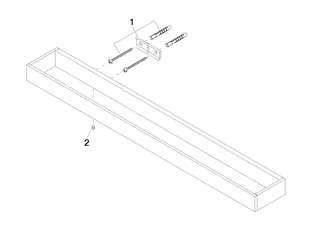 Dornbracht Badetuchhalter SERIENSPEZIFISCH 83060780 Dark Platinum gebürstet – Bild 4